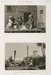 Valmistus, muut piippuvarsien valmistajat ja tupakanpoimurit, Egypti, c 1798