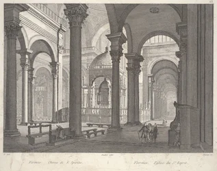 Firenze: Pyhän Hengen kirkko (Firenze. Church of S. Spirito)