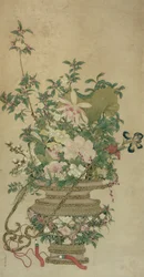Flowers of the Four Seasons, Qing-dynastia, 1700-1800-luku
