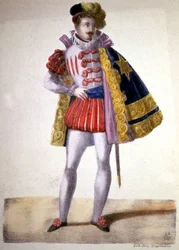 Garcia Don Juanina Mozartin oopperassa, noin 1840-1850 (litografia).