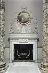Marble Hallin sisustus, Kedleston Hall, Derbyshire (kuva)