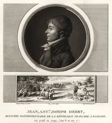 Jean Antoine Joseph Debry, Ranskan tasavallan täysivaltainen ministeri, puhuja
