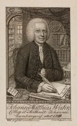 Johann Matthias Wahn, saksalainen matemaatikko, c1792