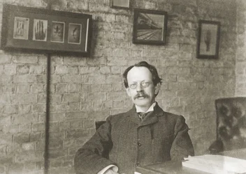 Joseph John Thomson, englantilainen fyysikko, n. 1900