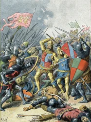 Kuningas Johannes II Hyvä Poitiersin taistelussa (1356)