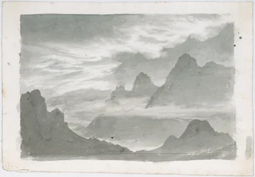 Vuoriston rinteitä peittävät kerrostumat, noin 1803-1811.