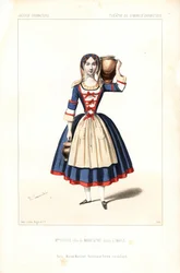 Madame Charlotte Doche, Eugenie Fleury tai Marie Charlotte Eugenie Plunkett Madeleinen roolissa Eugene Scribe