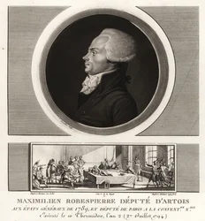 Maximilien Robespierre, Artoisin sijainen, teloitettiin 1794