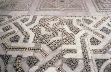 Mosaiikkilattia Monrealen katedraalissa, Sisiliassa (kuva)