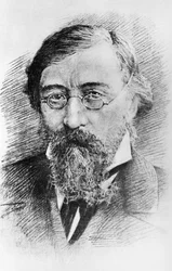 Nikolai G, Chernyshevsky (1828 - 1889), kaiverruksesta.