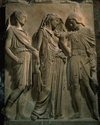 Orpheus, Eurydike ja Hermes (marmori)