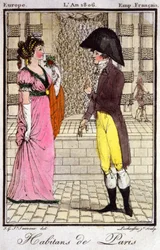 Pariisin asukkaat vuonna 1806. 1810 (kaiverrus)