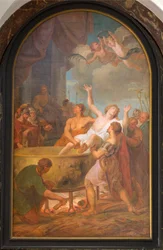 Seurakuntakirkko (Parochekerk Onze-Lieve-Vrouw). Sisustus. Maalaus.