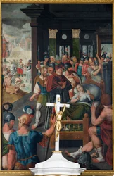 Seurakuntakirkko (Saint Michael, Cornelius and Ghislenus seurakuntakirkko). Sisustus. Maalaus.
