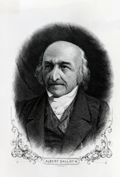 Albert Gallatinin (1761-1849) muotokuva (kaiverrus)