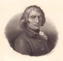 Italialaisen runoilijan Giuseppe Parinin (1729-1799) muotokuva, Piottin kuparikaiverrus Andrea Appianin piirroksesta