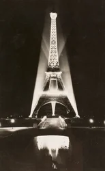 Postikortti/Eiffel-torni/Pariisi/Seine/Ile de France/Ranska