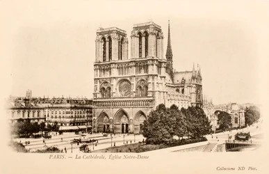Postikortti / Notre Dame / Pariisi / Seine / Ile de France / Ranska