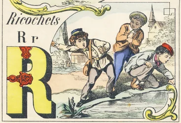 R : rikošetit - Games Alphabet, n. 1890 (kuva)