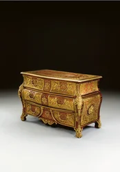 Regence Boulle intarsia lipasto, 1700-1800
