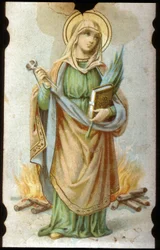 Sainte Appoline, kromolitografinen kartonki
