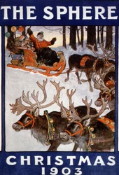 Joulupukki ja hänen poronsa