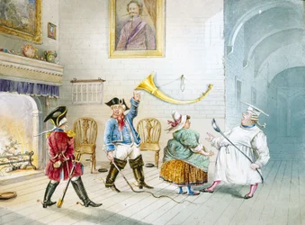 Kohtaus paroni Munchausenista (Munchhausen), n. 1850