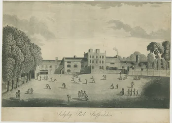 Sedgley Park School: akvatintakaiverrus, nd [c 1797]