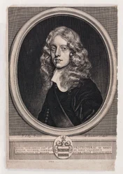 Sir Samuel Morland, englantilainen diplomaatti, matemaatikko ja keksijä, n. 1660