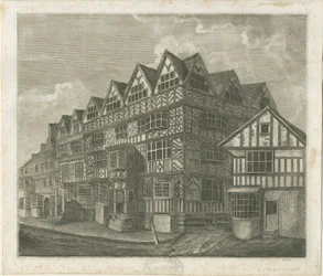 Stafford - Muinainen "High House": kaiverrus ja [1700-luvun loppu]