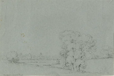 Stafford - North East View: lyijykynäpiirros, nd [?1800-luku]