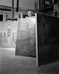 MAALARI GUIDO CADORIN VENETSIASSA - 1952