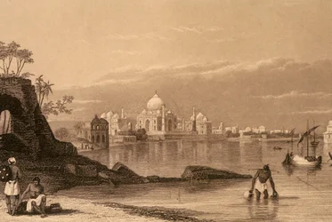 Taj Mahal, Agra, Uttar Pradesh, Intia (kaiverrus) (kaiverrus)