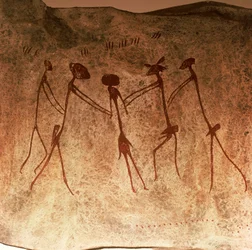 Tansania, Dodoma, Kondoa Irangi, kalliomaalauksia