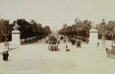 Champs Elysees, Pariisi (seepiakuva)