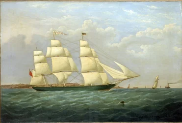 Matilda Wattenboch -niminen klipperi vuonna 1853 tapahtuneen vesillelaskun muistoksi.