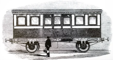 Ulkokuori kuningatar Victorian ja prinssi Albertin kuninkaalliset vaunut.