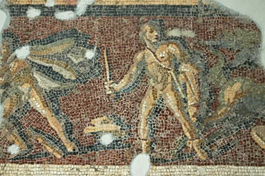 Teatterikohtauksen mosaiikki, Daphne, Turkki