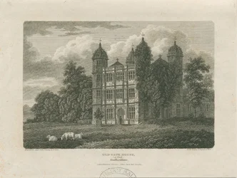 Tixall Hall - Gatehouse: kaiverrus, 25. marraskuuta 1775