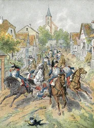Vuoden 1870 sota: kirasirien syytteet Froeschwiller-Woerthin taistelun aikana (1870)