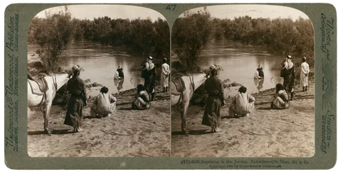 Kaste Jordanjoessa, Palestiina, 1903.