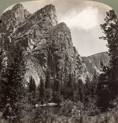 The Three Brothers, Yosemite Valley, Kalifornia, Yhdysvallat, 1902