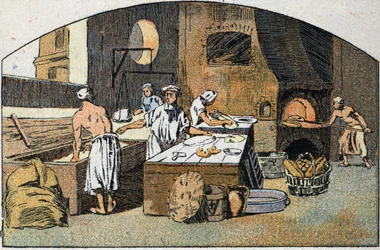 Leipomo 1700-luvulla.