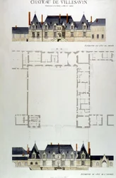 Château de Villesavinin arkkitehtuuri, Tour in Sologne, Loir et Cher (41)