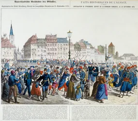 Strasbourgin antautuminen ja Ranskan varuskunnan lähtö, 28. syyskuuta 1870