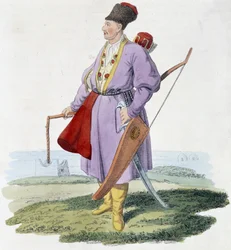 Keski-Aasian soturi, deb. 1800-luvulla