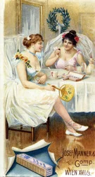 Suklaamainos "" Josef Manner & Gomp, Wien"".