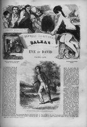 Kansi romaanille "" Eeva ja David""