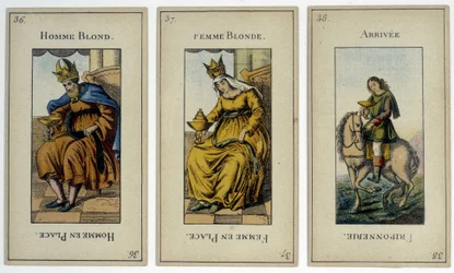 Ennustelevat tarot-kortit, deb. 1800-luku (?)