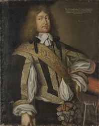 Ernest Gunther de Schleswig Holstein Sonderburg Augustenburg - Ernest Guentherin (1609-1689), Schleswig-Holstein-Sonderburg-Augustenburgin herttua, Anonyymi muotokuva. Öljy kankaalle